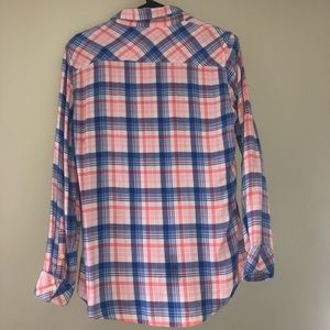 GAP Tops - 🦋 4/$25 Coral, blue & white gap flannel GAP Tops - 🦋 4/$25 Coral, blue & white gap flannel